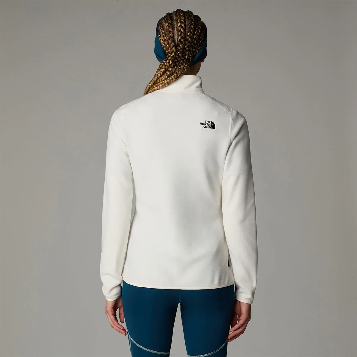 100 Glacier Quarter Zip Fleece - White Dune