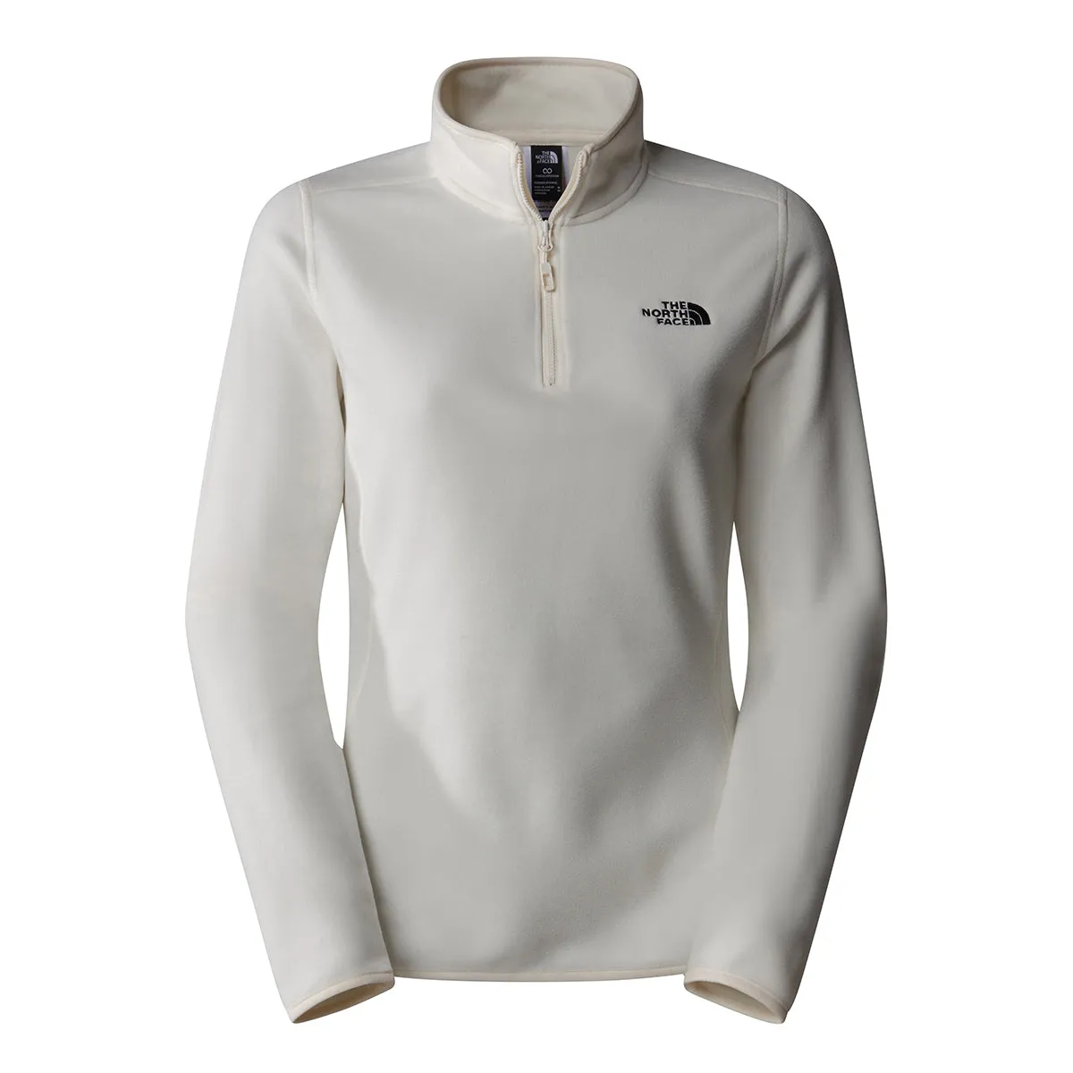 100 Glacier Quarter Zip Fleece - White Dune