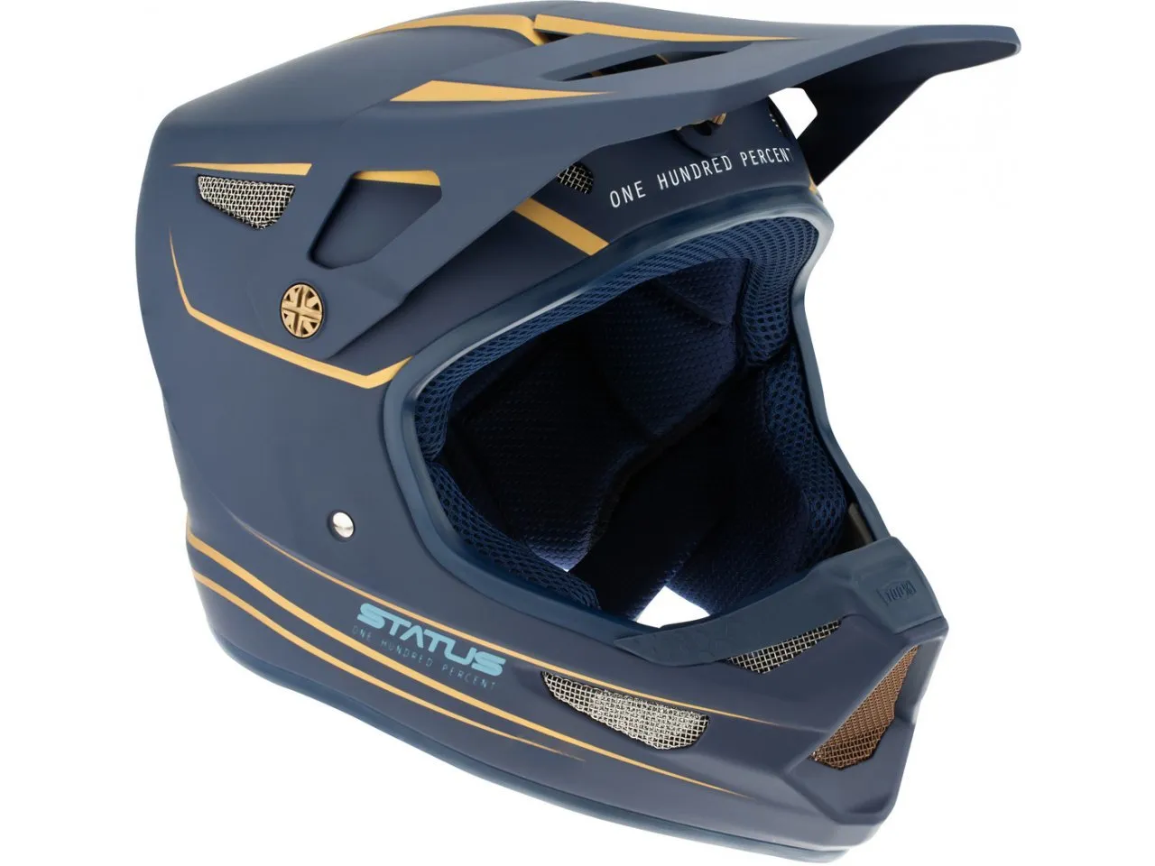 100% Status Full Face Helmet - LTD Navy