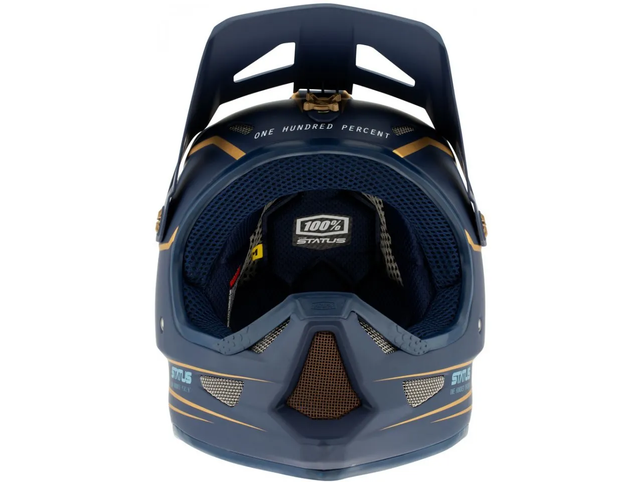 100% Status Full Face Helmet - LTD Navy