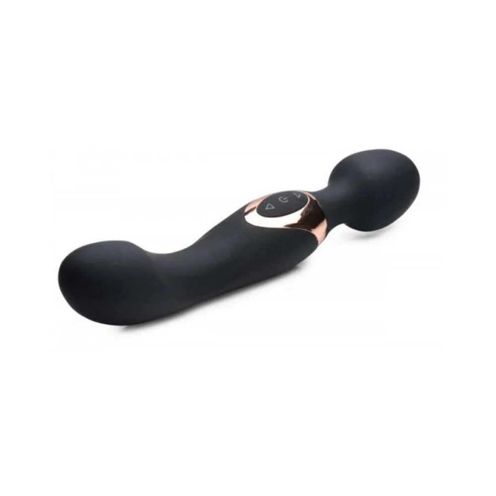 10X Dual Duchess 2 in1 Silicone Massager Black