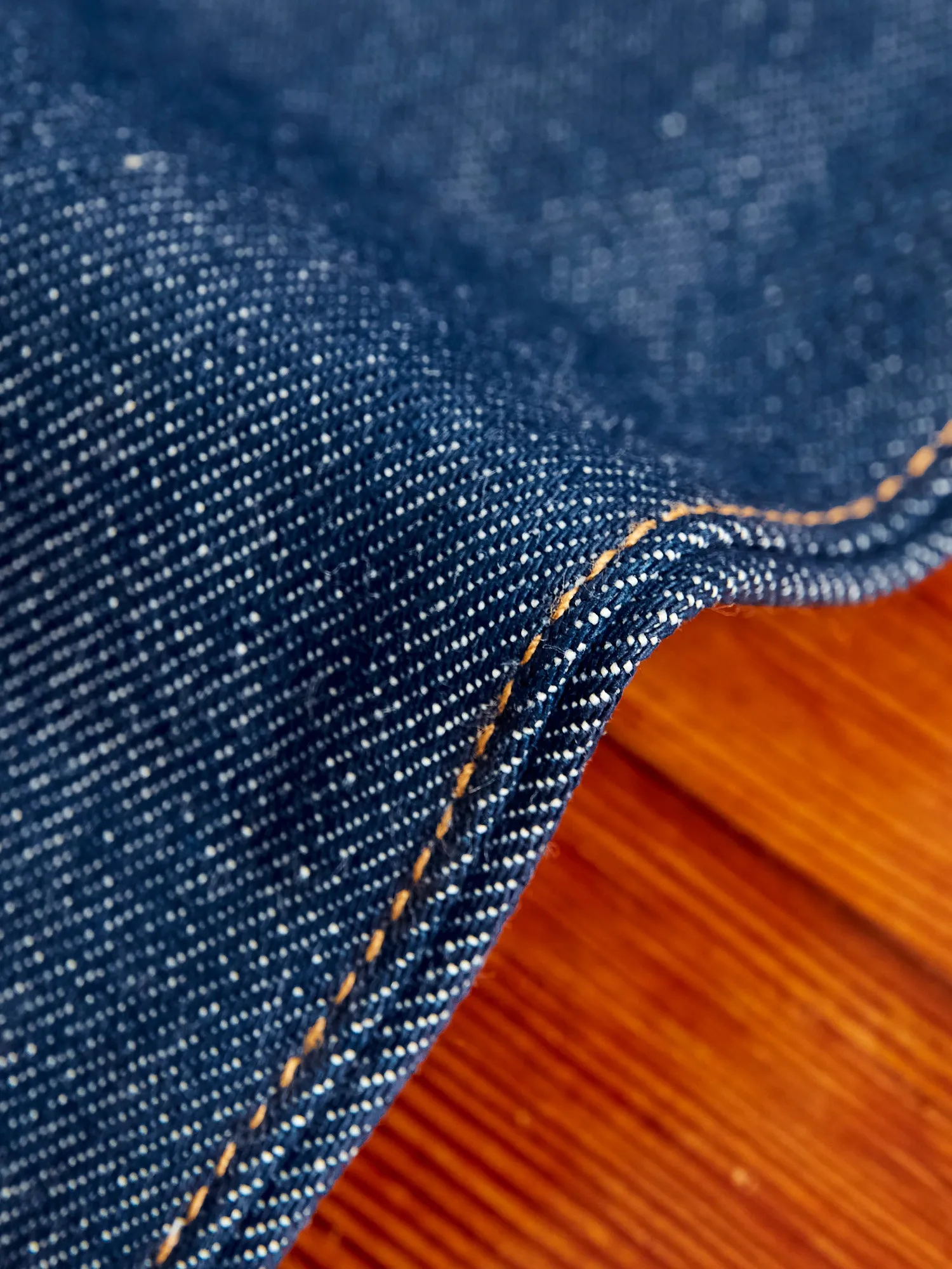 12.5oz Natural Slub Selvedge Denim - Pen Slim