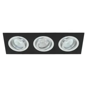 258mm Led Downlight 21W Brushed Black 3K Bbs/3Led12V Eurotech