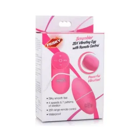 28x Scrambler Vibrating Egg With Remote Control - Pink