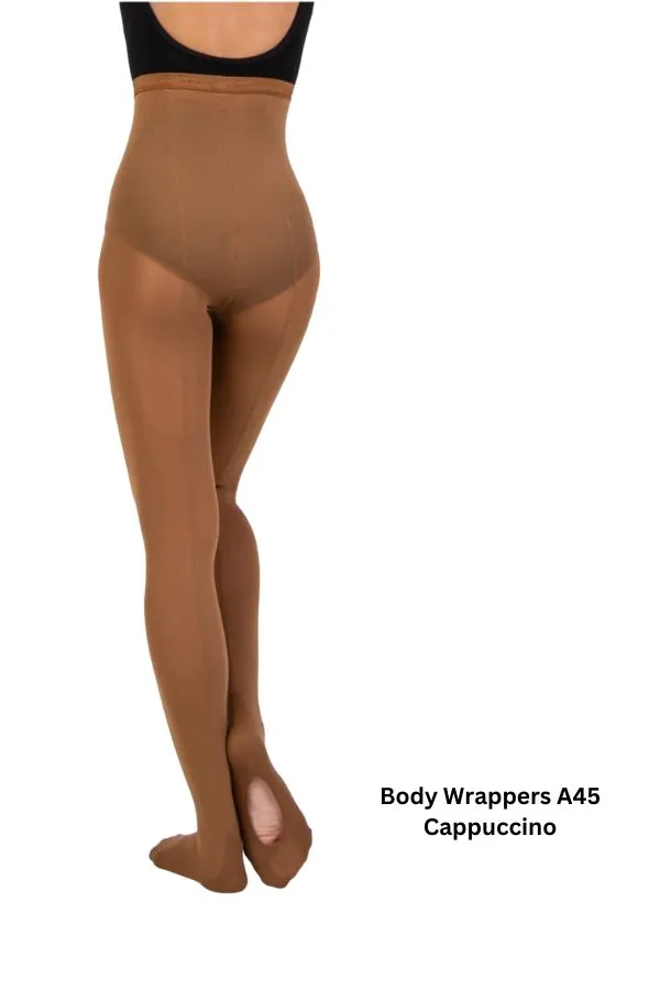 Adult TotalSTRETCH Back Seam Regular Mesh Convertible Tights by Body Wrappers