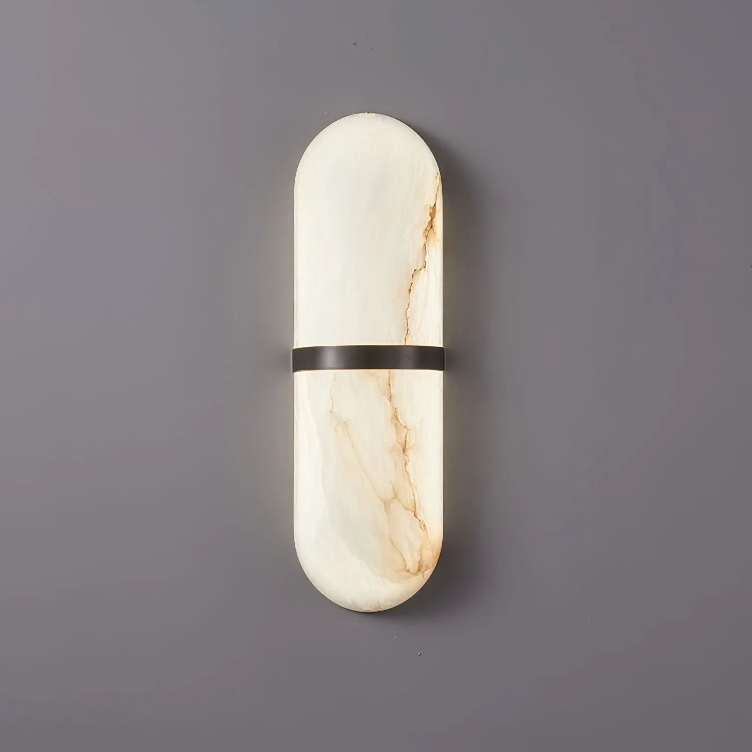 Alabaster Pill Wall Light