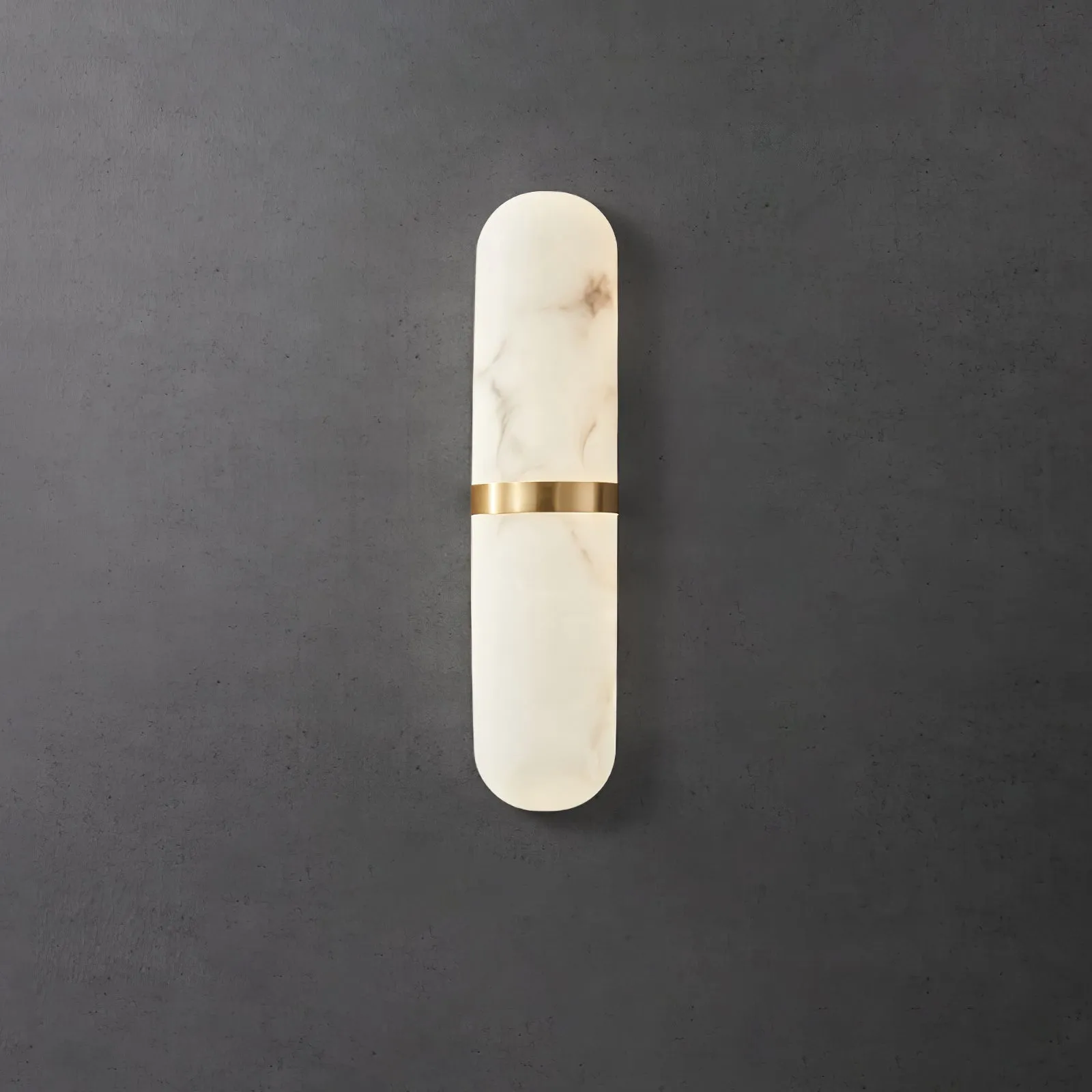 Alabaster Pill Wall Light