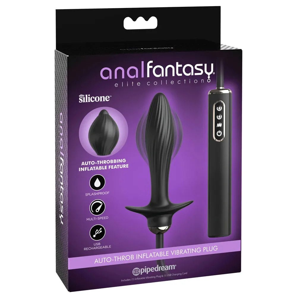 Anal Fantasy Elite Collection Auto-Throb Inflatable Vibrating Plug