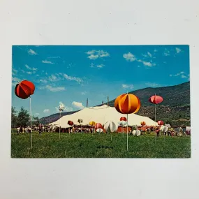 Aspen Colorado CO Aspen Amphitheater Tent Concert Venue Postcard