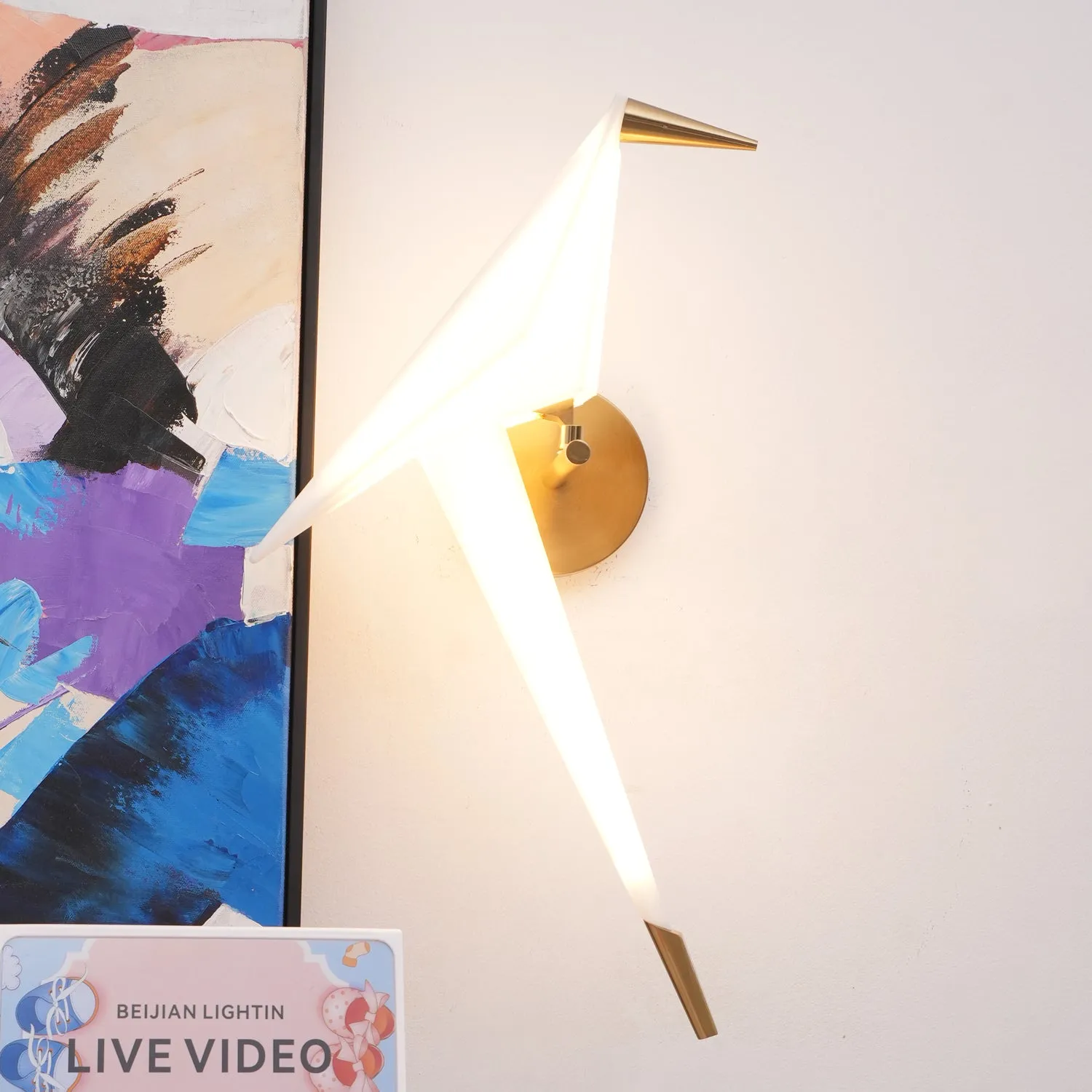 Avian Serenity Plug-In Wall Lamp