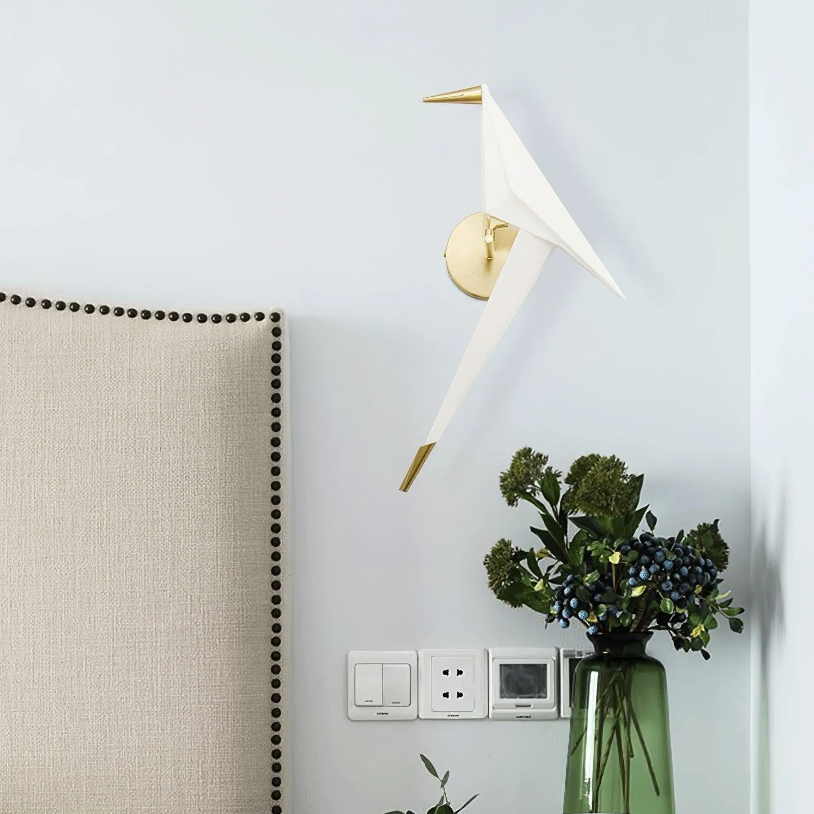 Avian Serenity Plug-In Wall Lamp