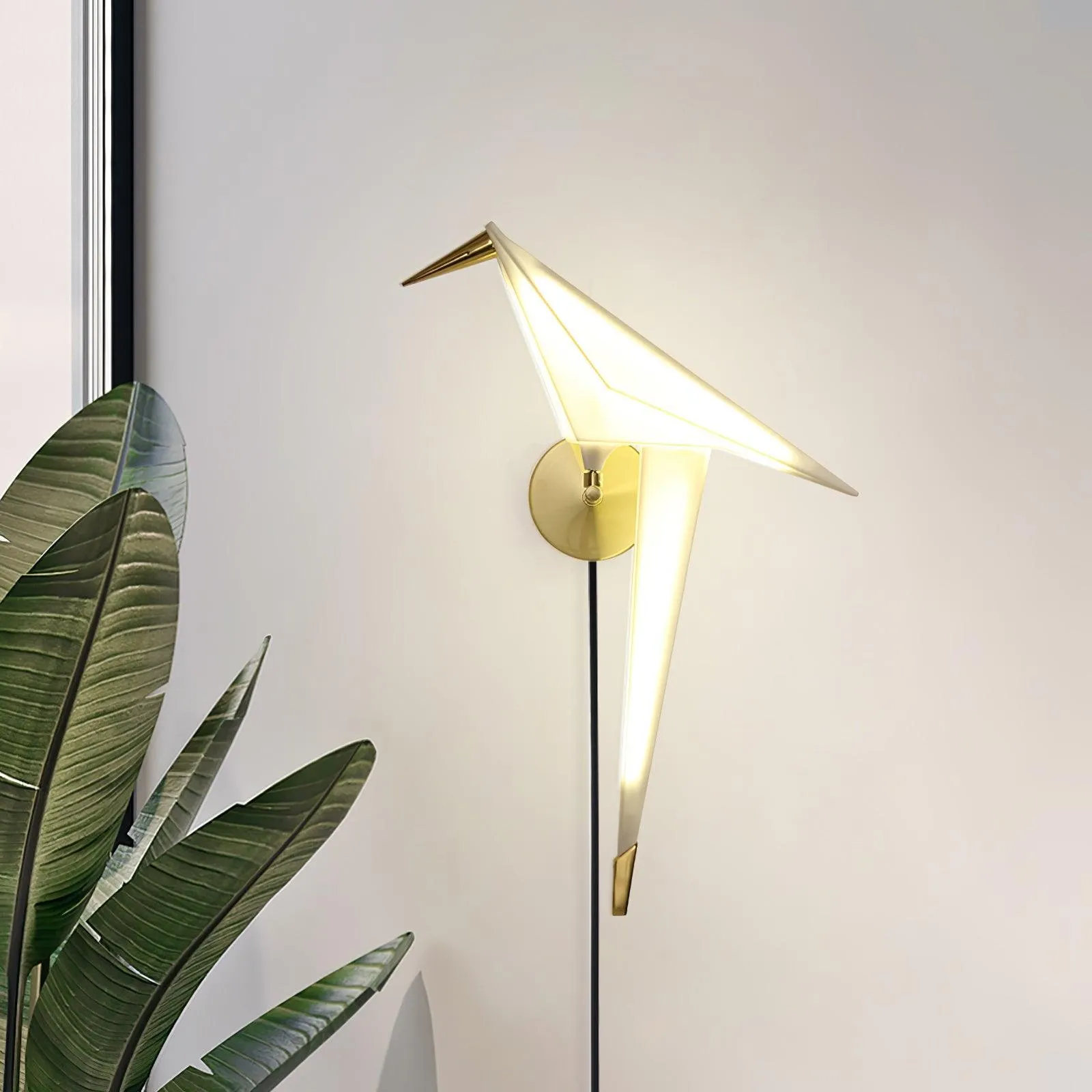 Avian Serenity Plug-In Wall Lamp