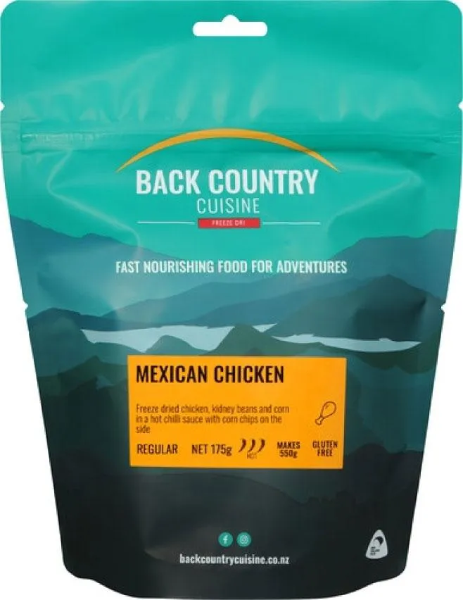 Back Country Cuisine Freeze Dried Food - Mexican Chicken