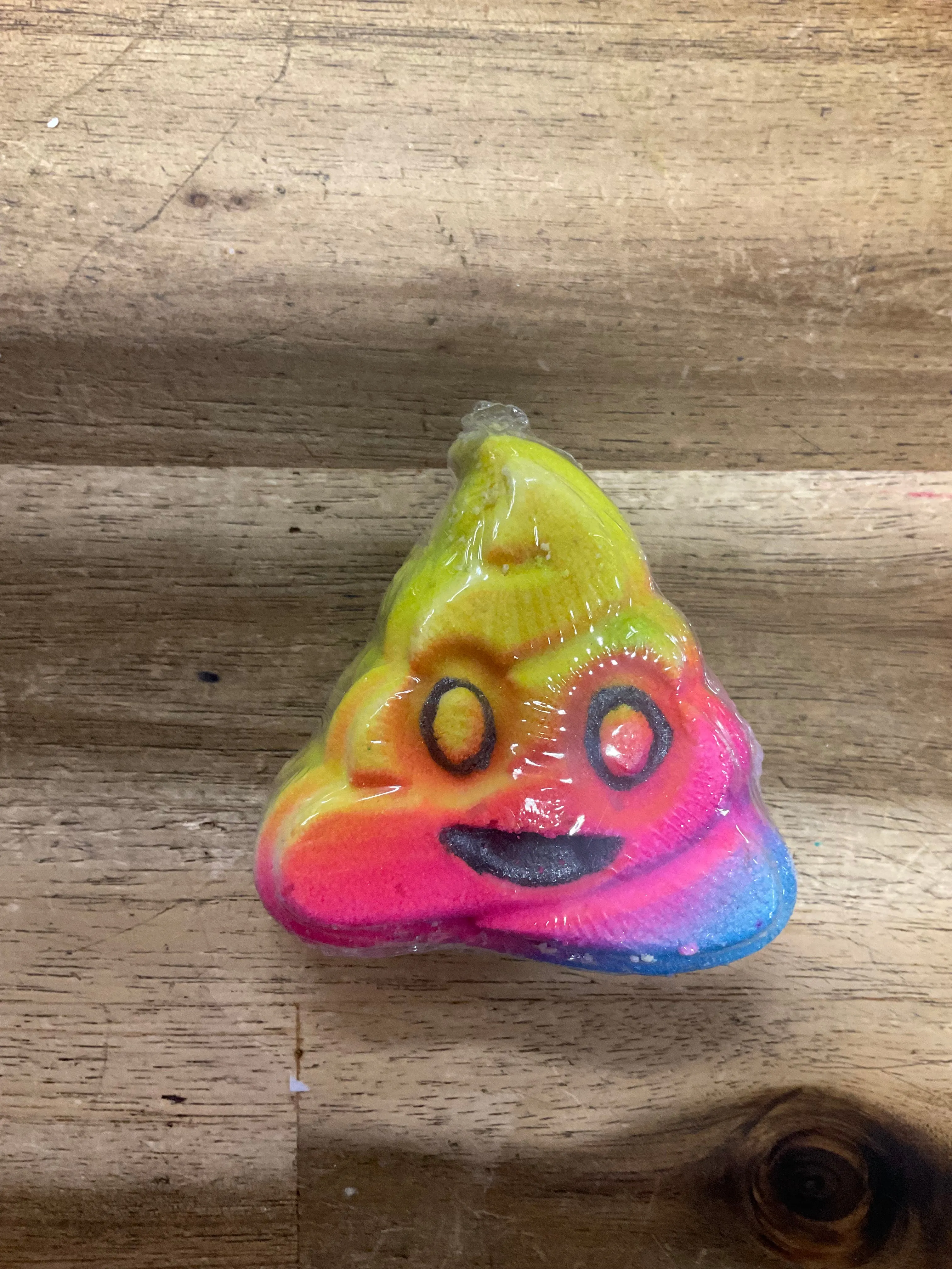 Bath Bomb Rainbow Poo Emoji