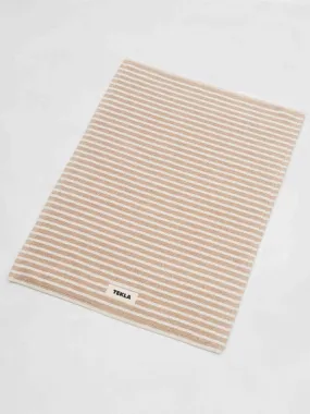 Bath Mat in Ivory Stripes