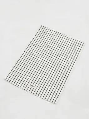 Bath Mat in Racing Green Stripes