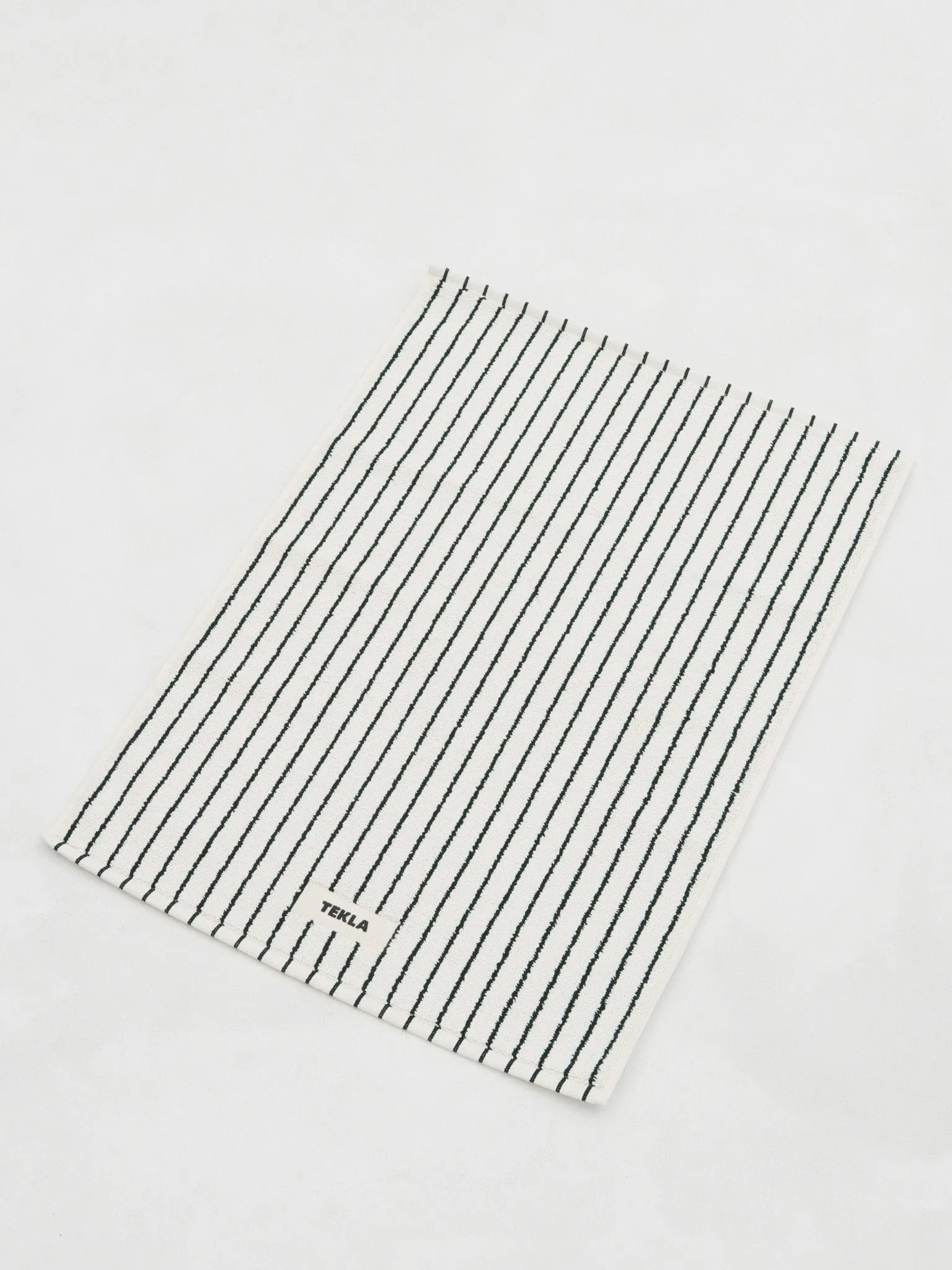 Bath Mat in Racing Green Stripes