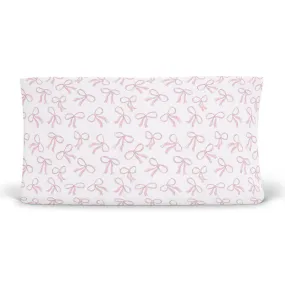 Blushing Bows Changing Pad Cover