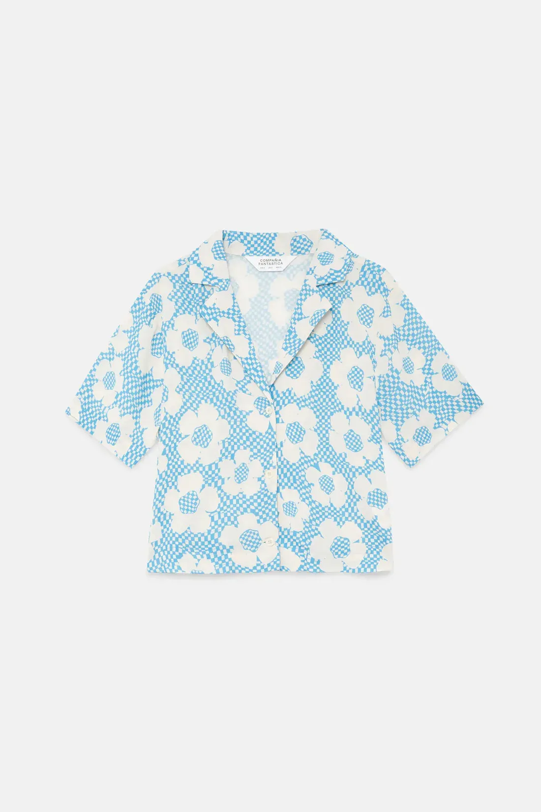 Camisa Floral Flower Box Shirt