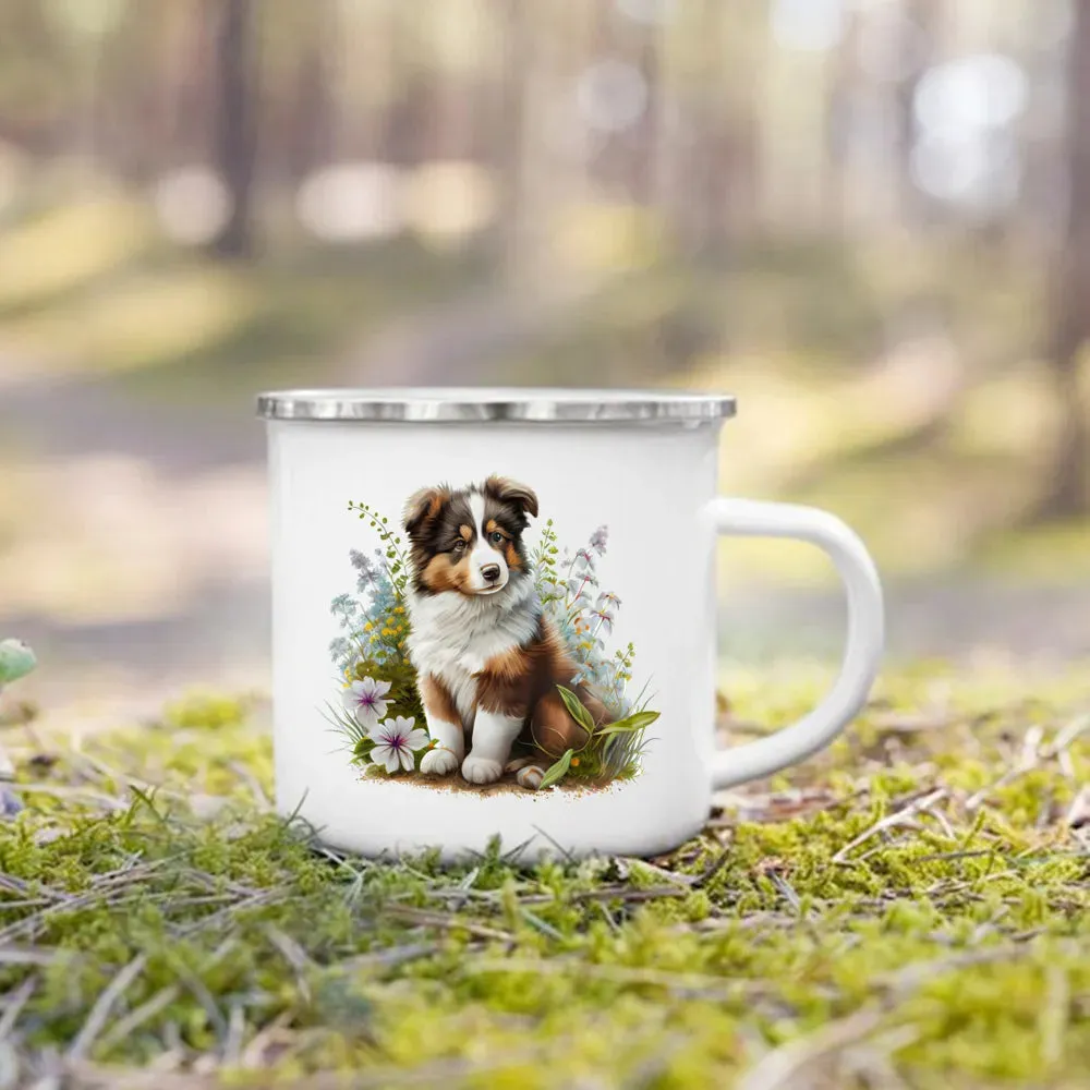 Camping Enamel Mug Dog Lover's Collection