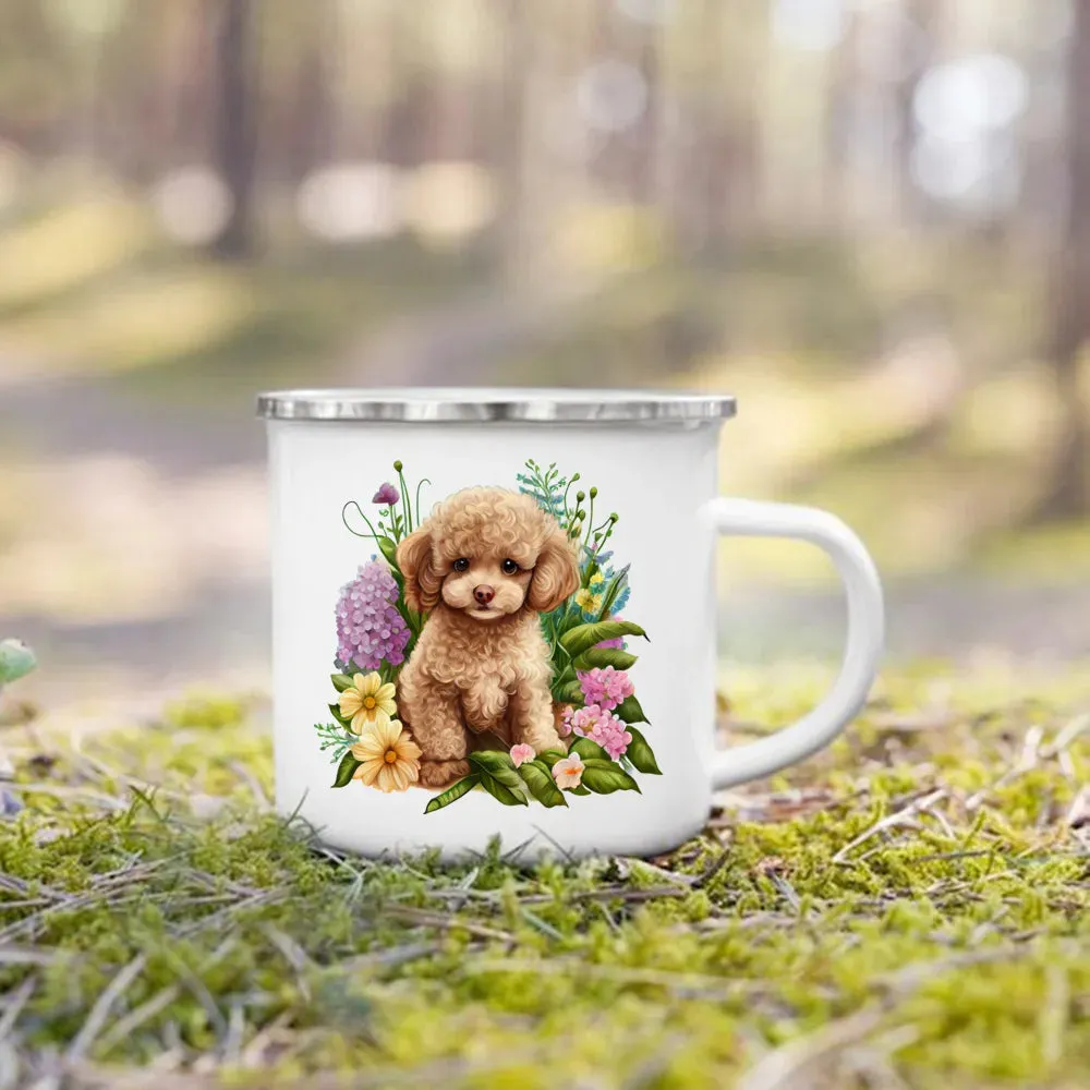 Camping Enamel Mug Dog Lover's Collection