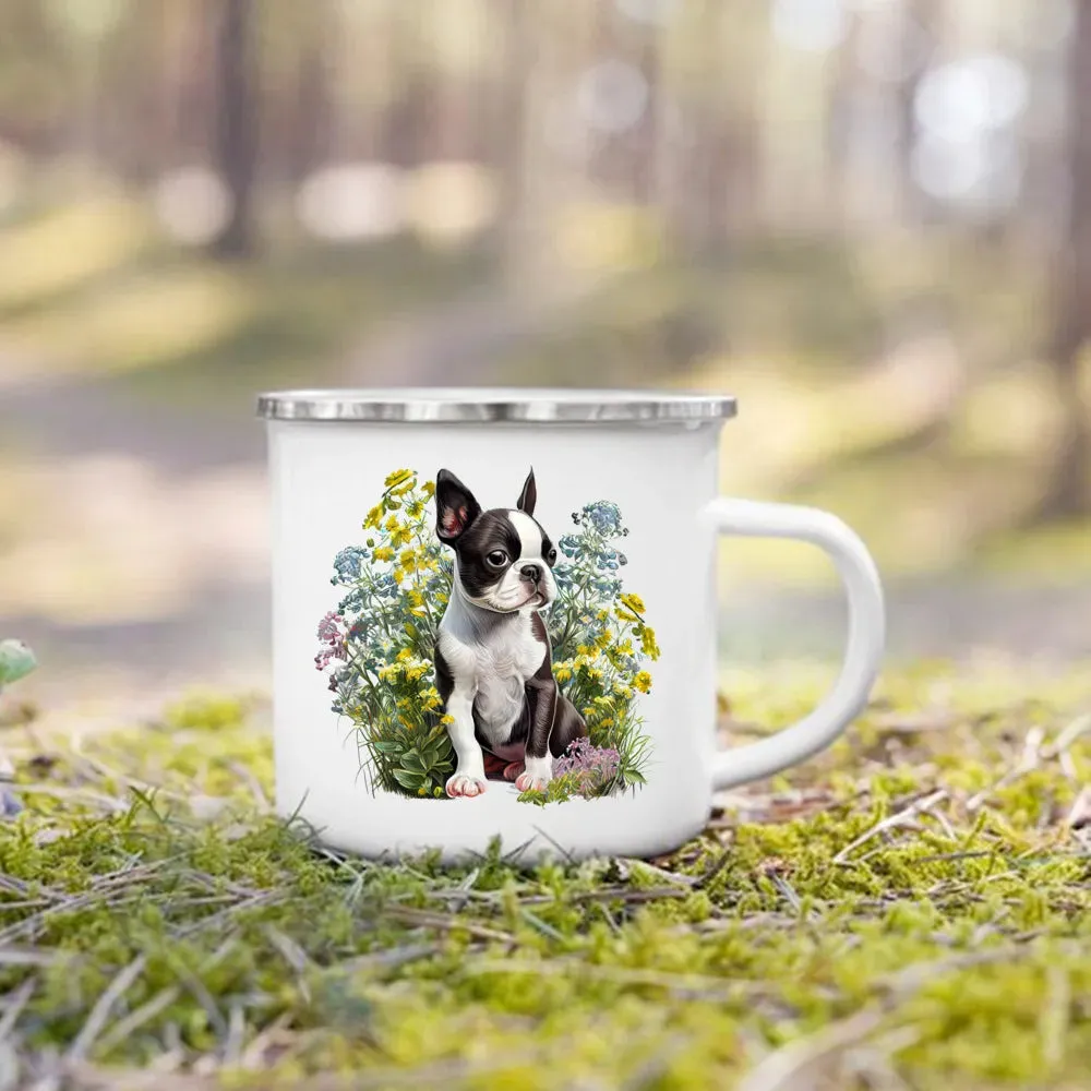 Camping Enamel Mug Dog Lover's Collection