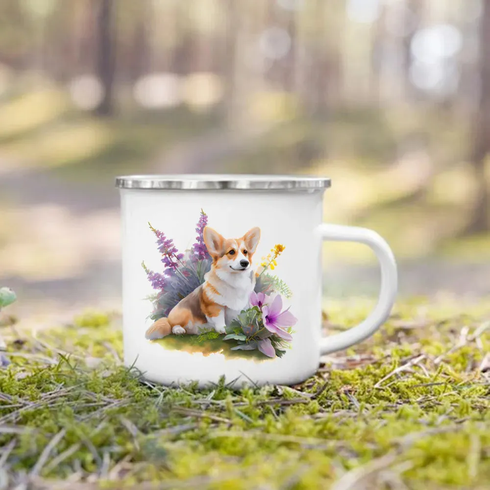 Camping Enamel Mug Dog Lover's Collection