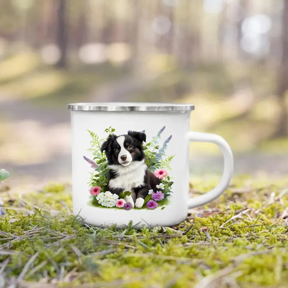 Camping Enamel Mug Dog Lover's Collection