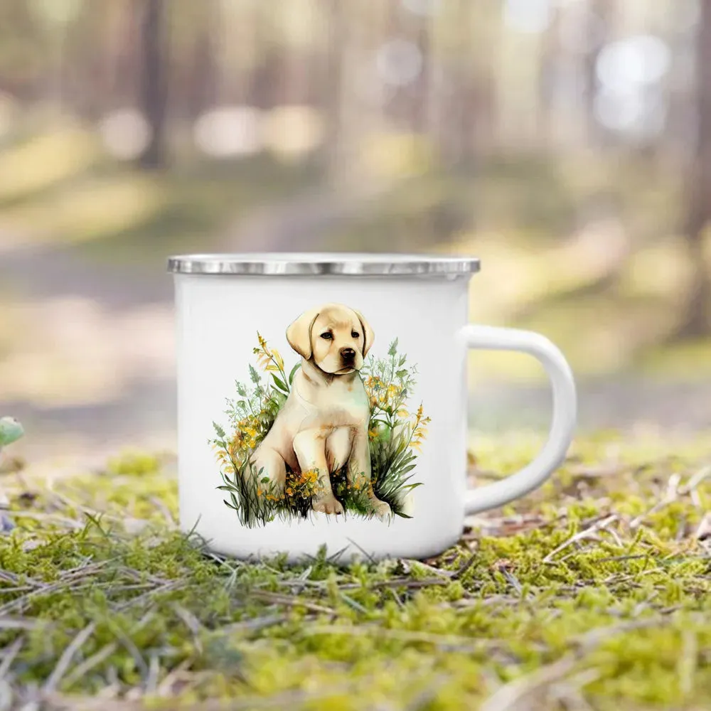 Camping Enamel Mug Dog Lover's Collection