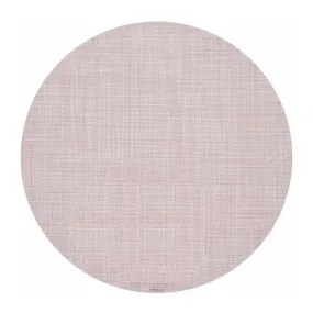 Chilewich Round Mini Basketweave Placemat - Blush