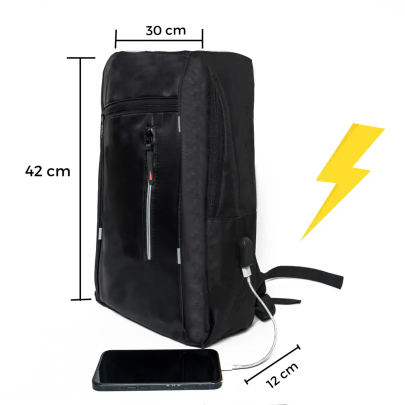 Chokore Laptop Waterproof Backpack with USB Charging Port