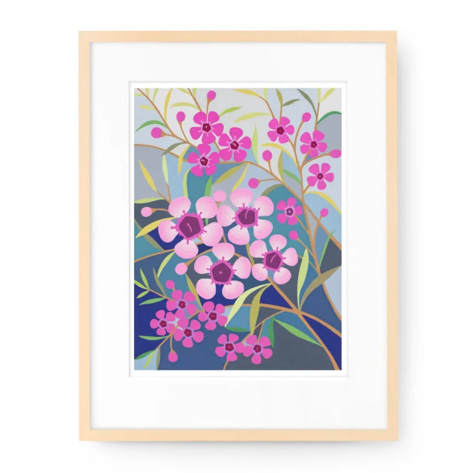 Claire Ishino A5 Print - Geraldton Wax Flower