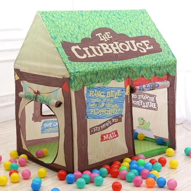 Clubhouse Play Tent