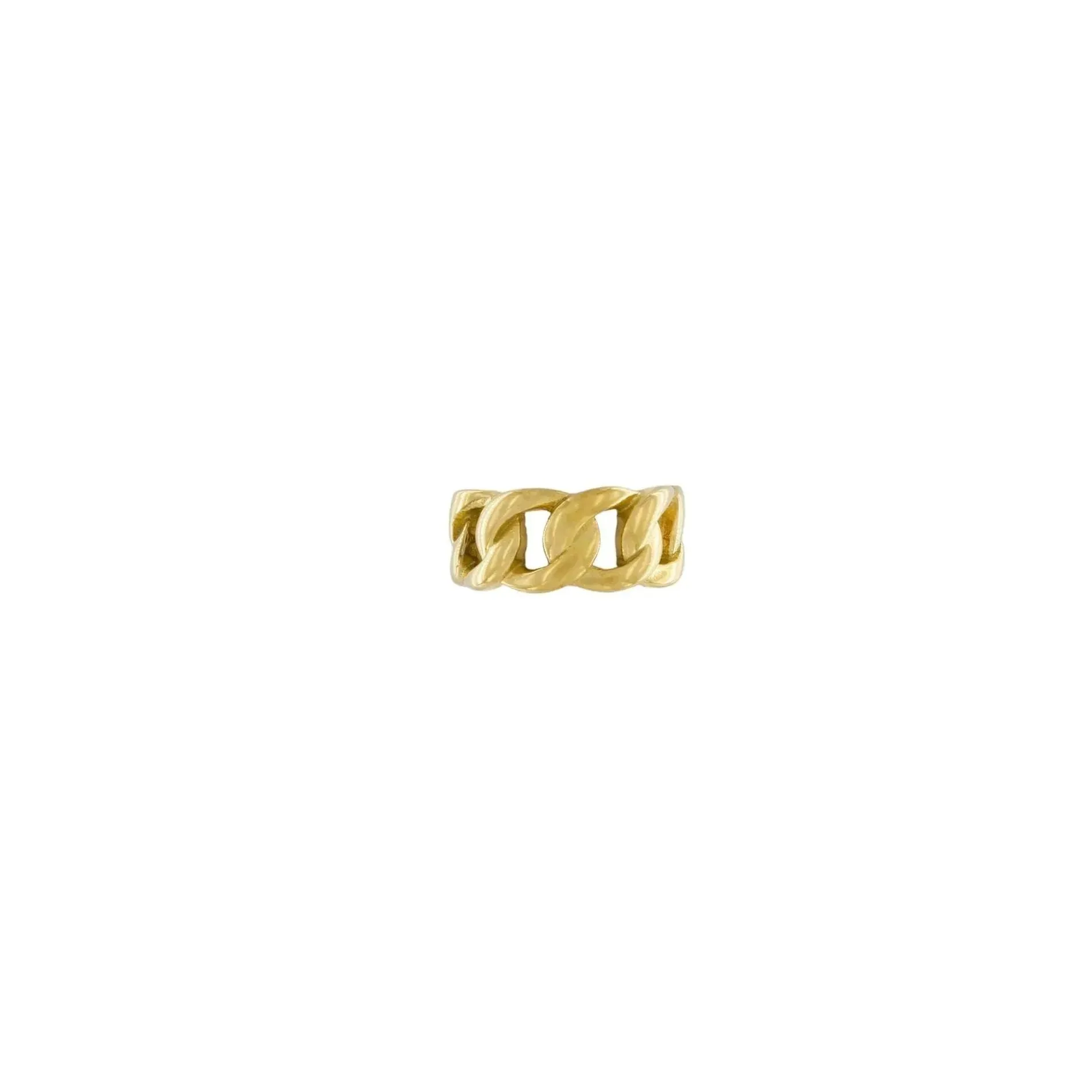 Courage Waterproof Link Statement Ring 18K Gold Plating