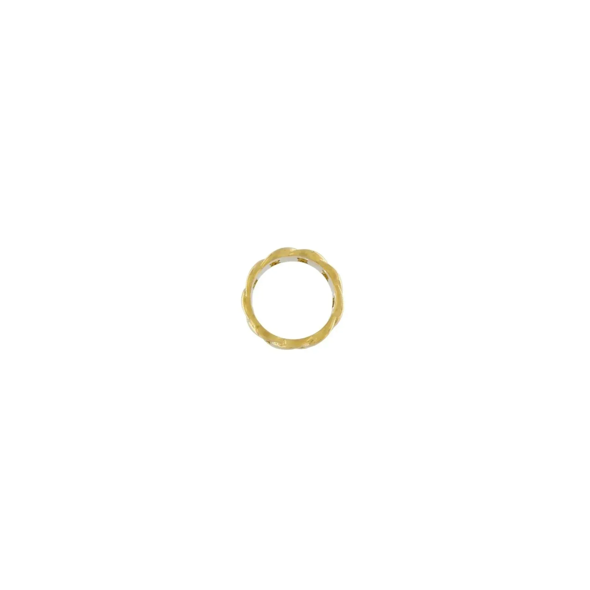 Courage Waterproof Link Statement Ring 18K Gold Plating