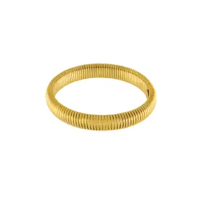 Courage Waterproof Semi Elastic Bracelet 18K Gold Plating