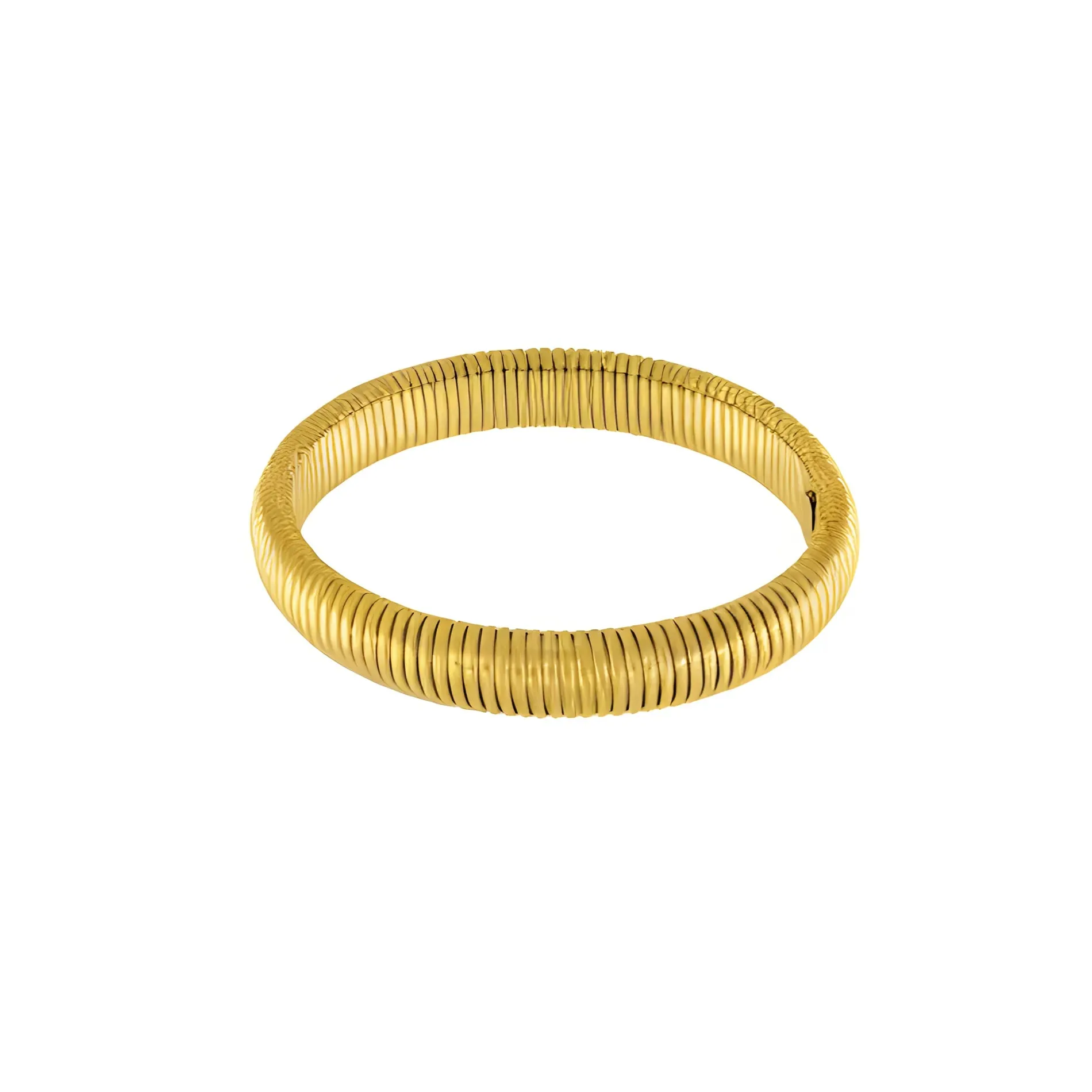 Courage Waterproof Semi Elastic Bracelet 18K Gold Plating