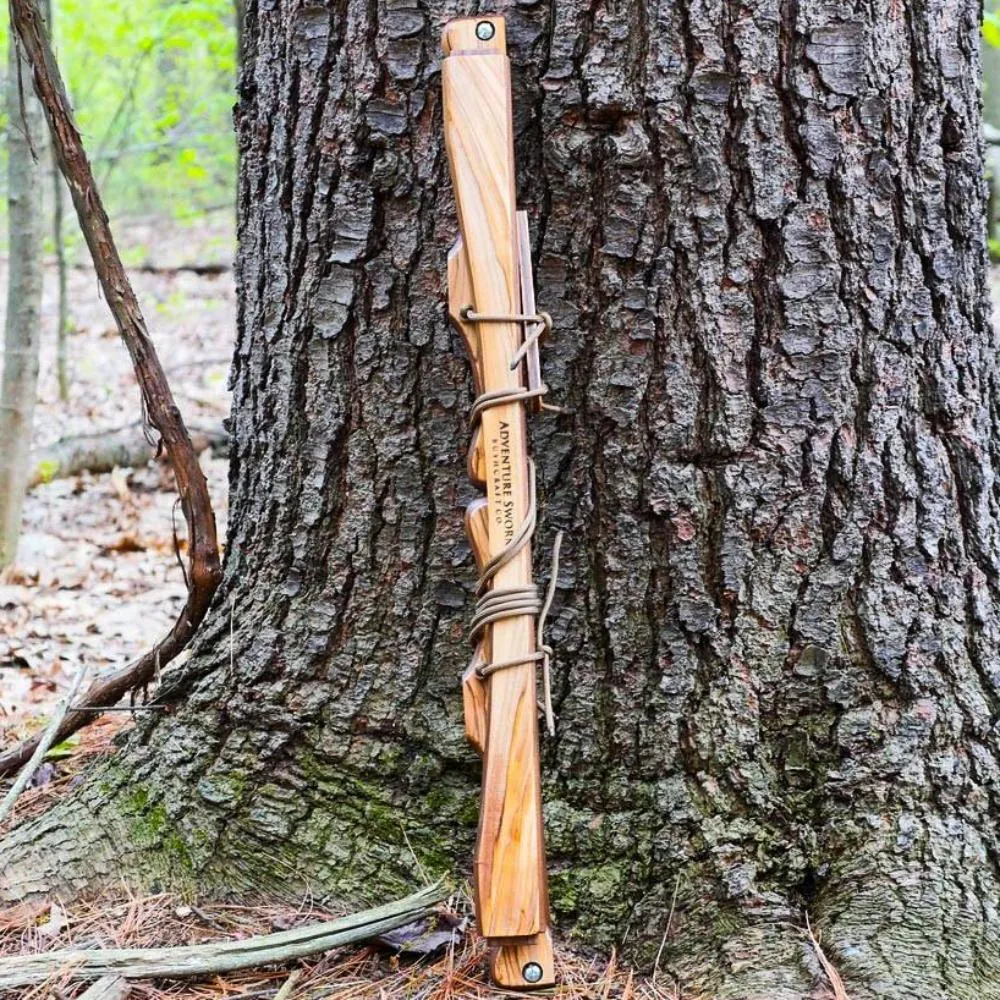 Custom Bucksaw: Olivewood Veneer