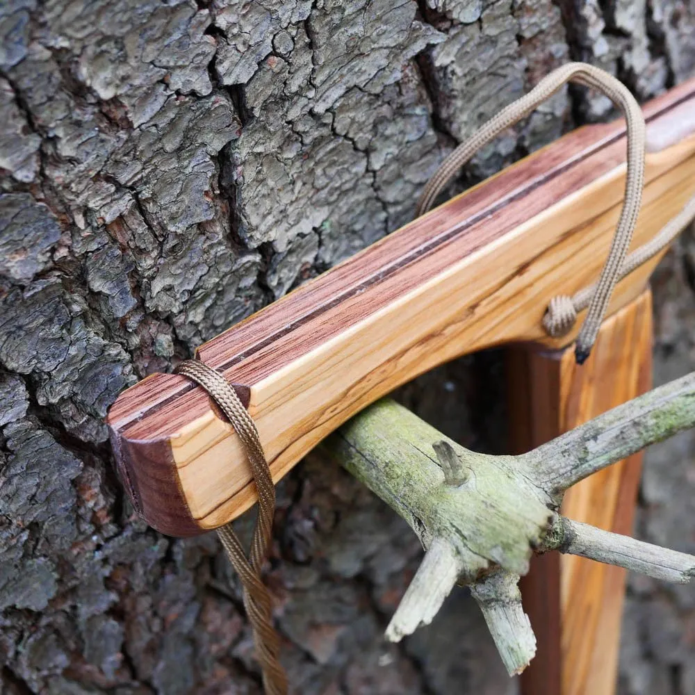 Custom Bucksaw: Olivewood Veneer