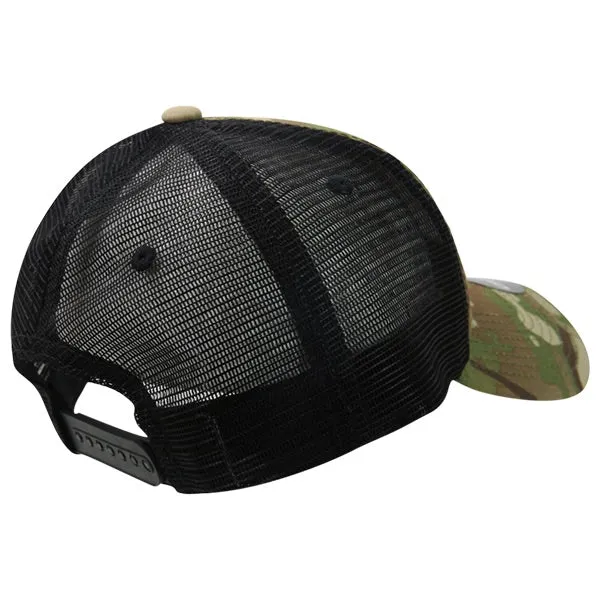 Decky 6305 - Multicam Relaxed L/C Trucker Cap, MultiCam Camo Trucker Hat - CASE Pricing