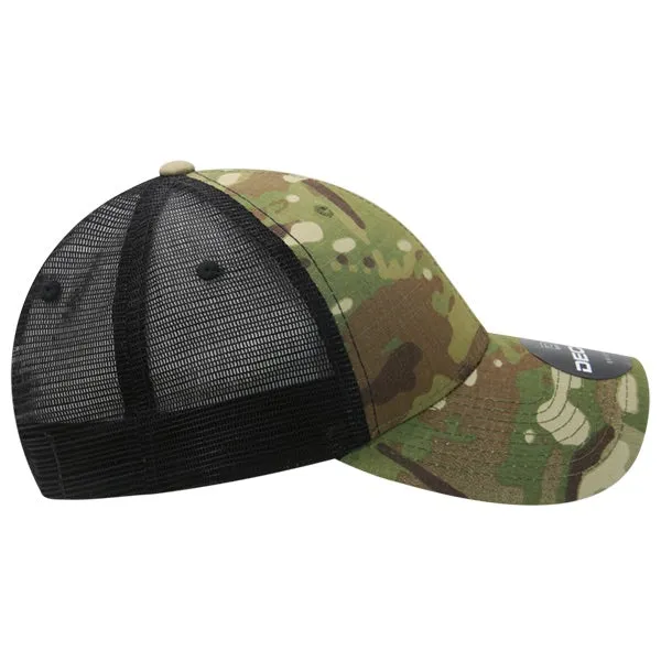 Decky 6305 - Multicam Relaxed L/C Trucker Cap, MultiCam Camo Trucker Hat - CASE Pricing