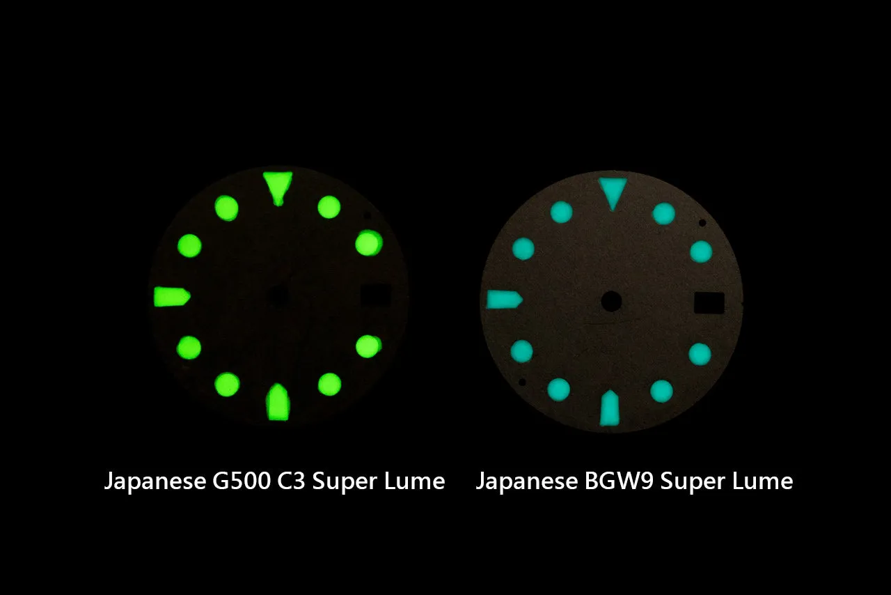 DIY Watch Club Luming Kit (Nemoto SuperLume formula C3 and BGW9) with D05 watch dial and hands