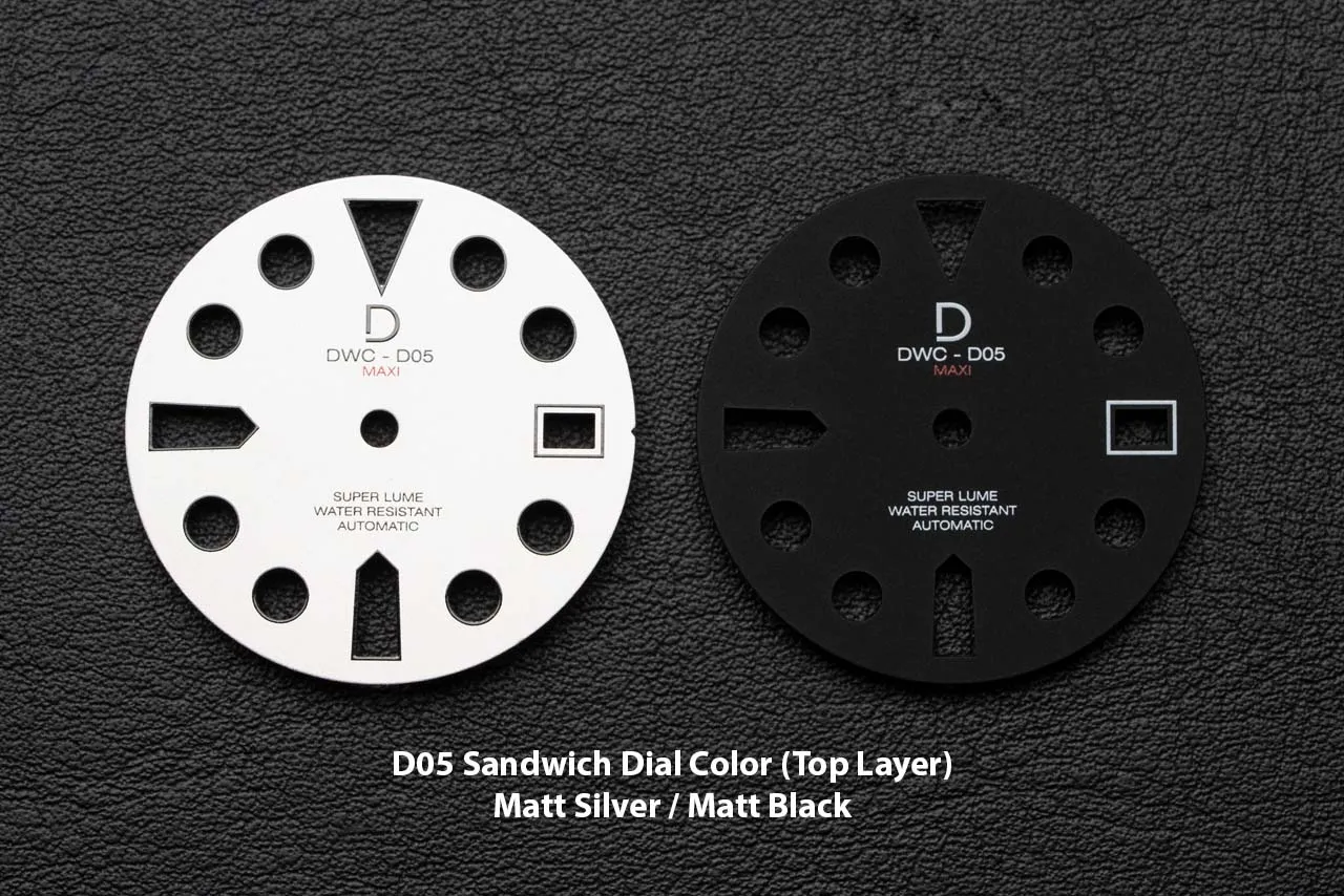 DIY Watch Club Luming Kit (Nemoto SuperLume formula C3 and BGW9) with D05 watch dial and hands