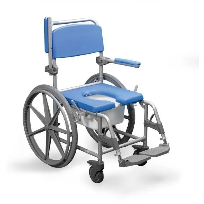 Drive Medical Aluminum Shower Commode Wheelchair