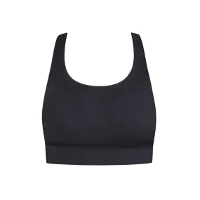 Energetiks Adjustable Bra Crop Top | Black (Adult)