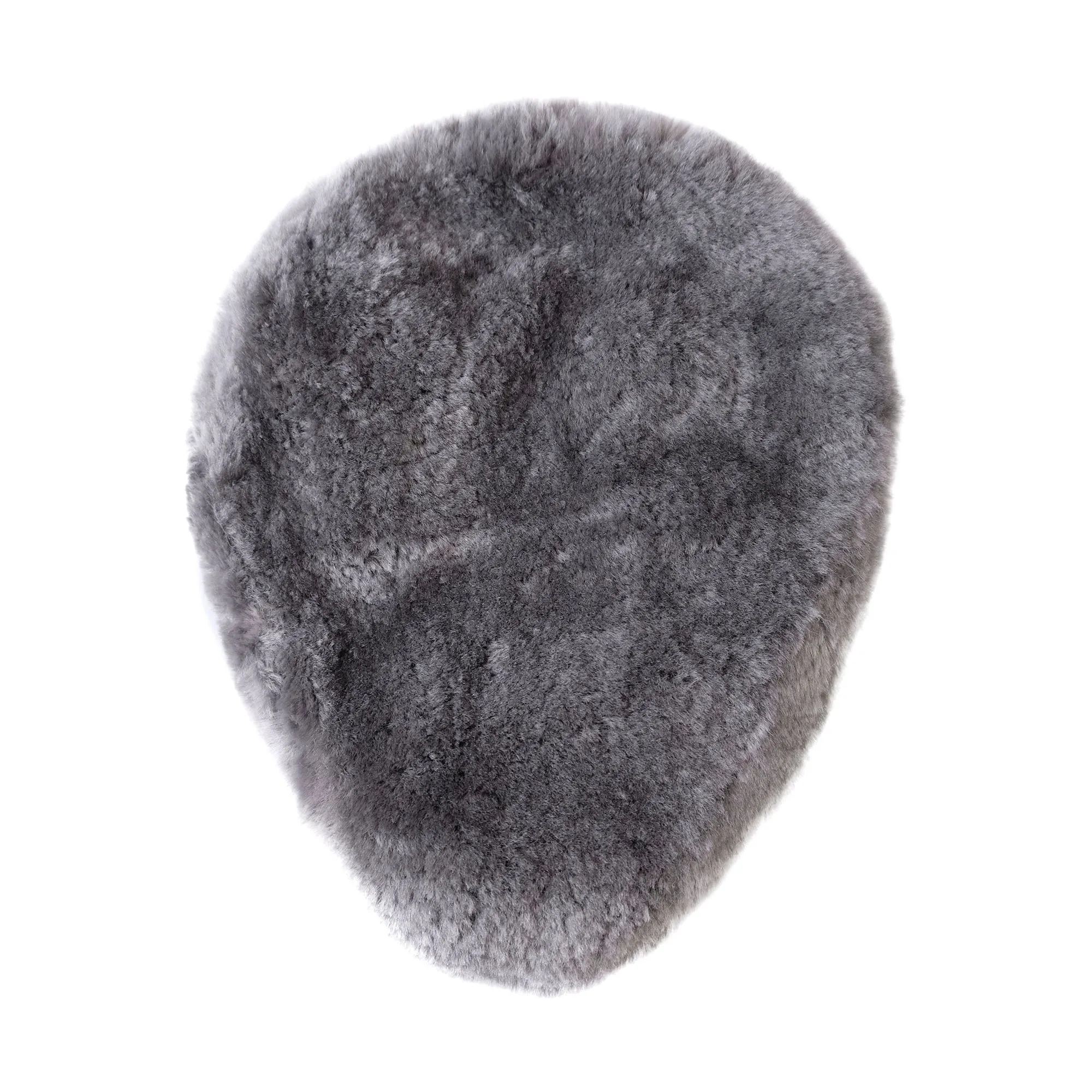 Flint Grey Bicycle Seat Cover - Made From 100% Genuine Australian Merino Sheepskin