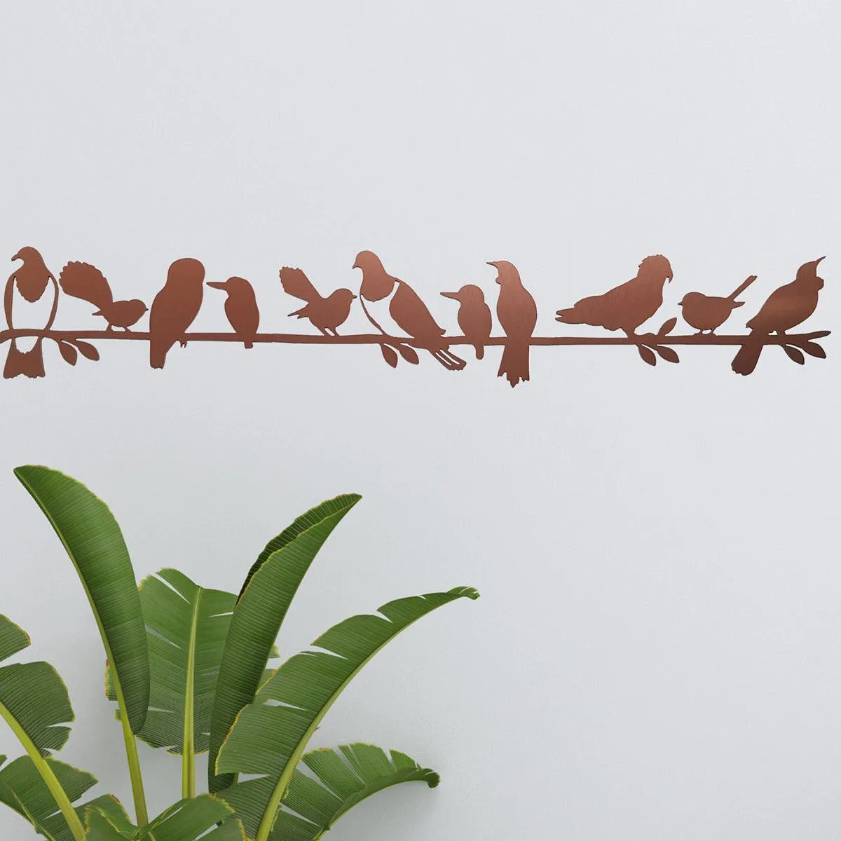 Flock of Native NZ Birds Wall Art