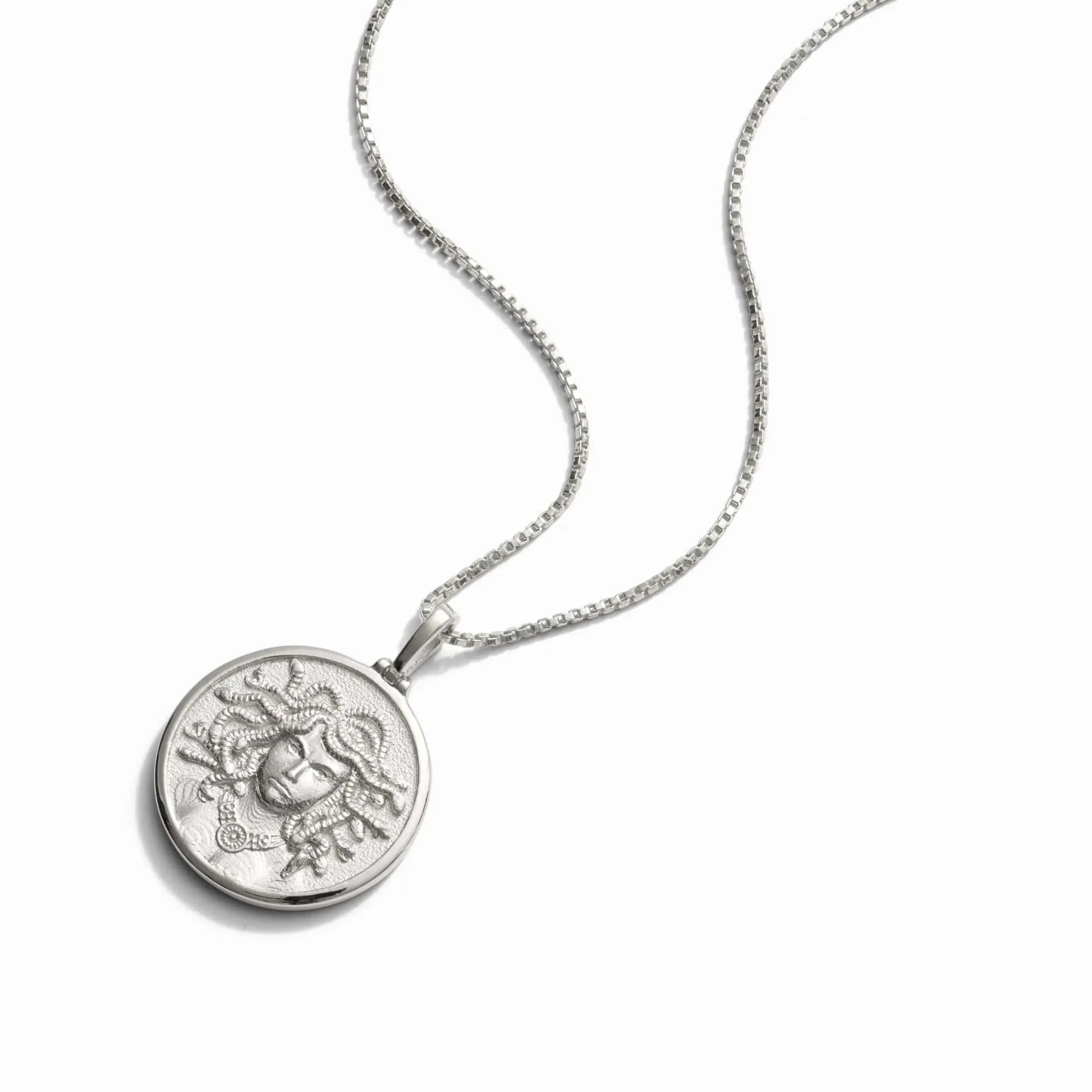 Greek Goddess Coin Necklace