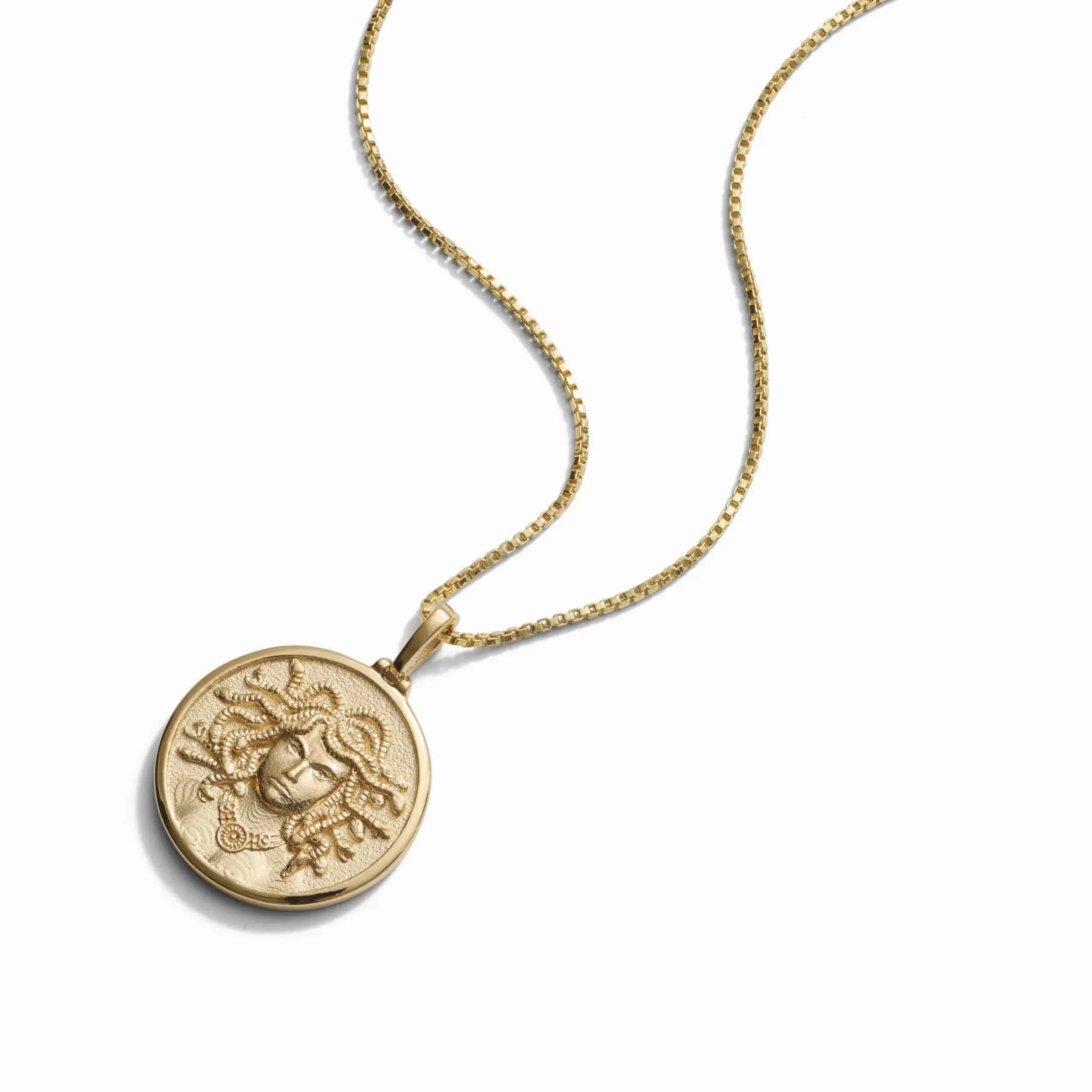 Greek Goddess Coin Necklace