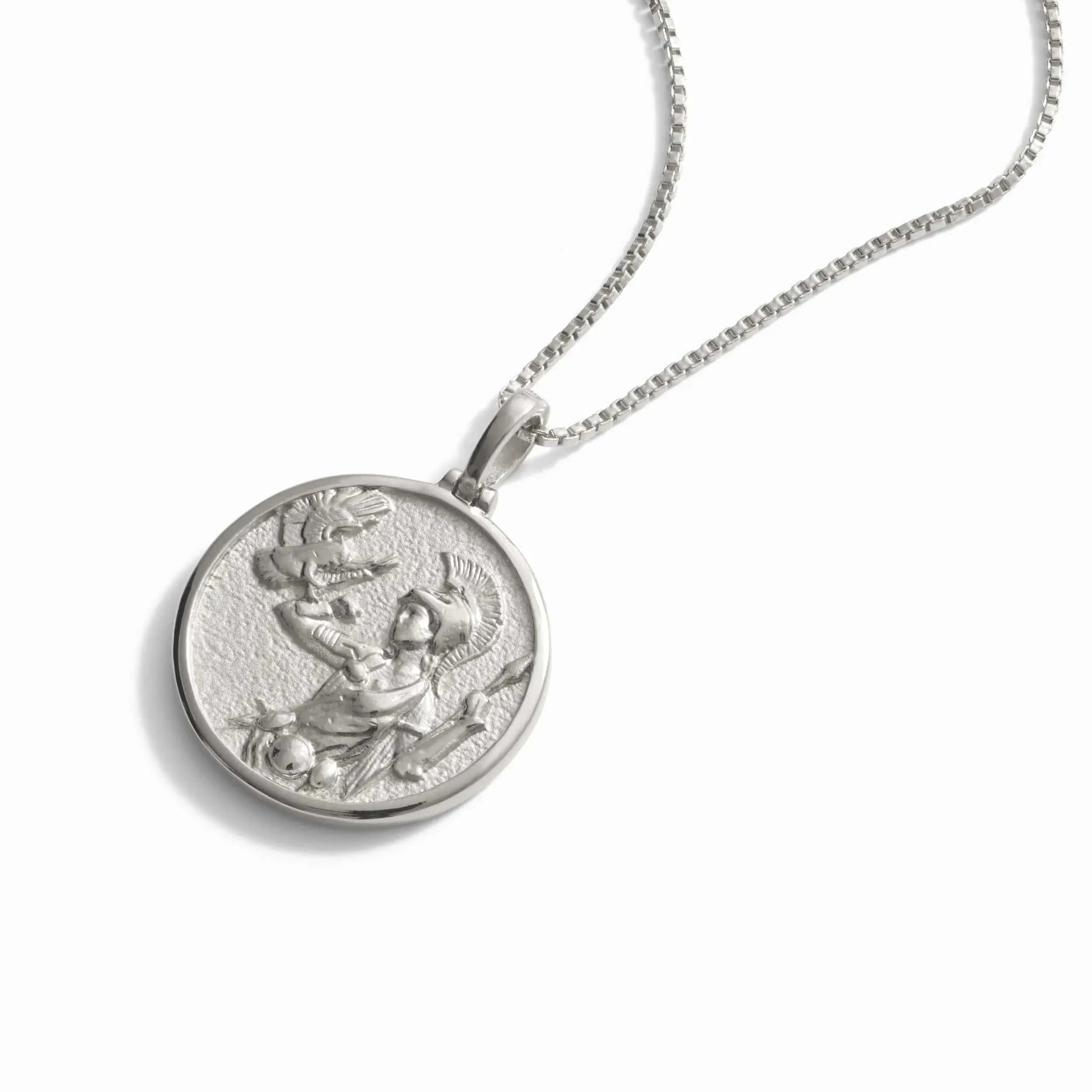 Greek Goddess Coin Necklace